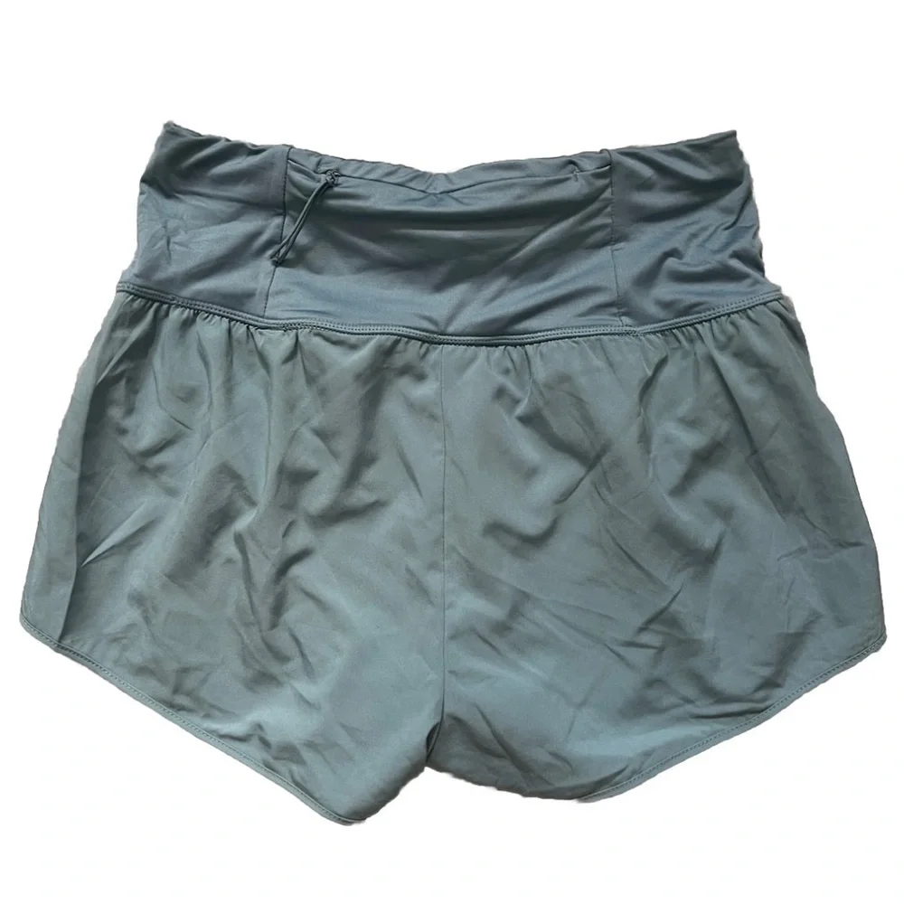 Love Tree Blue High Waisted Running Athletic Shorts NWT M